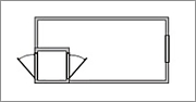 Бытовка с тамбуром (6х2,4х2,5м)