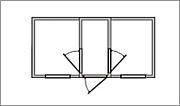 Бытовка распашонка (6х2,4х2,5м)
