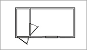 Бытовка строительная (6х2,4х2,5м)